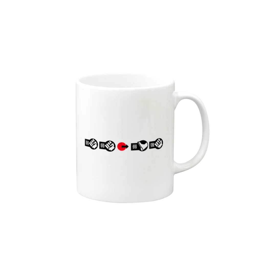 makkuramottoの瞬獄 Mug :right side of the handle