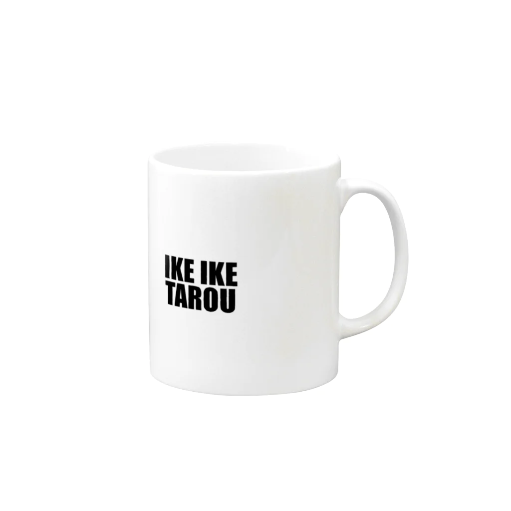 NENe___のイケイケタロウ black Mug :right side of the handle