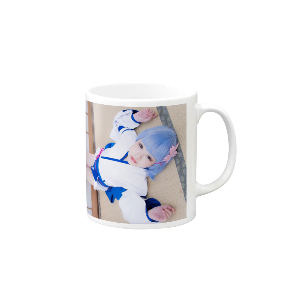 ひまりshop♡のレムりんななちゃん Mug :right side of the handle