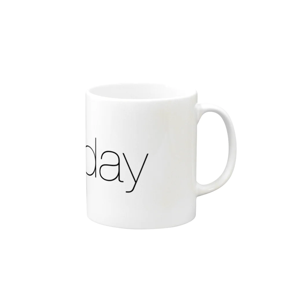 A_MinimalistのThursday Mug :right side of the handle