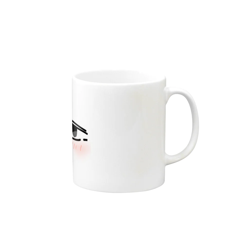 めぐぐの見つめるちゃん Mug :right side of the handle