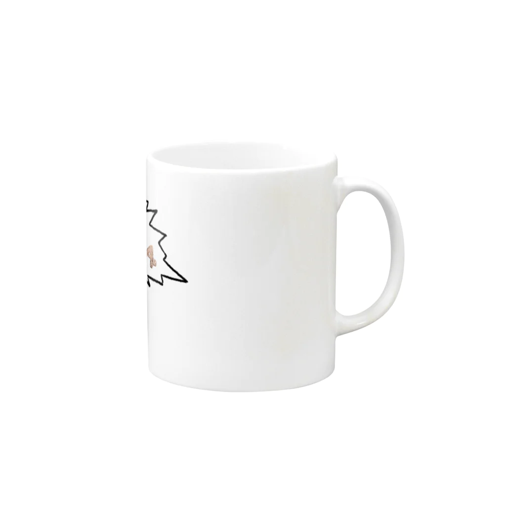 創作おからっつの販売おからっつの怪獣ぎゃぎゃー Mug :right side of the handle