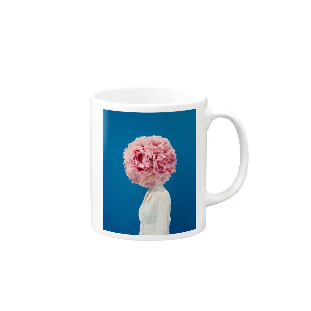 trickNFTartの芍薬 Mug :right side of the handle