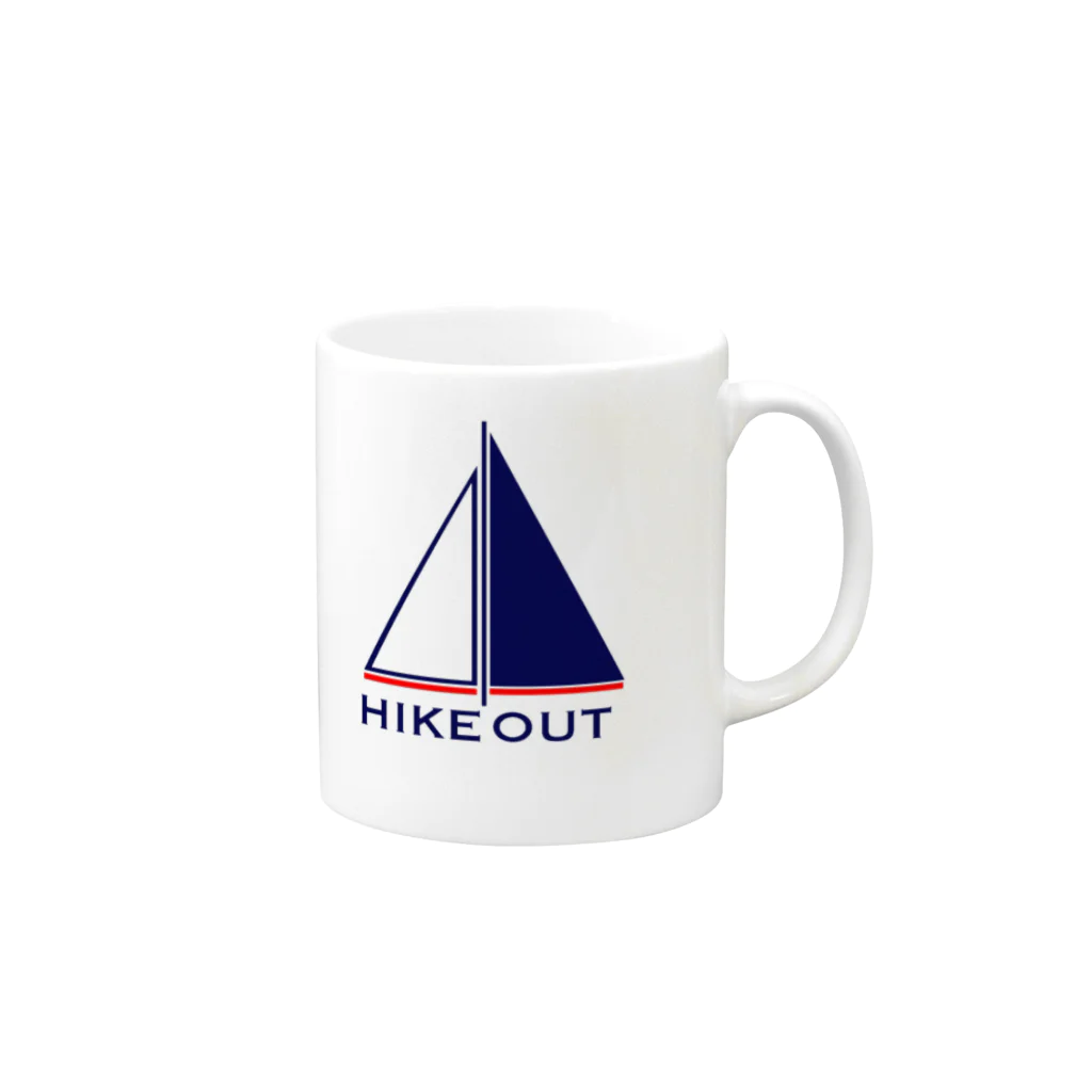 AlohaClub （あろはくらぶ）のHIKE OUT  byAlohaClub Mug :right side of the handle