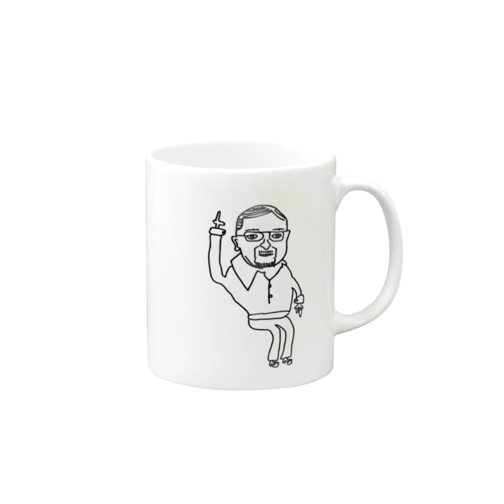 平山つららのカプースチン  -音楽の偉人シリーズ- Mug :right side of the handle