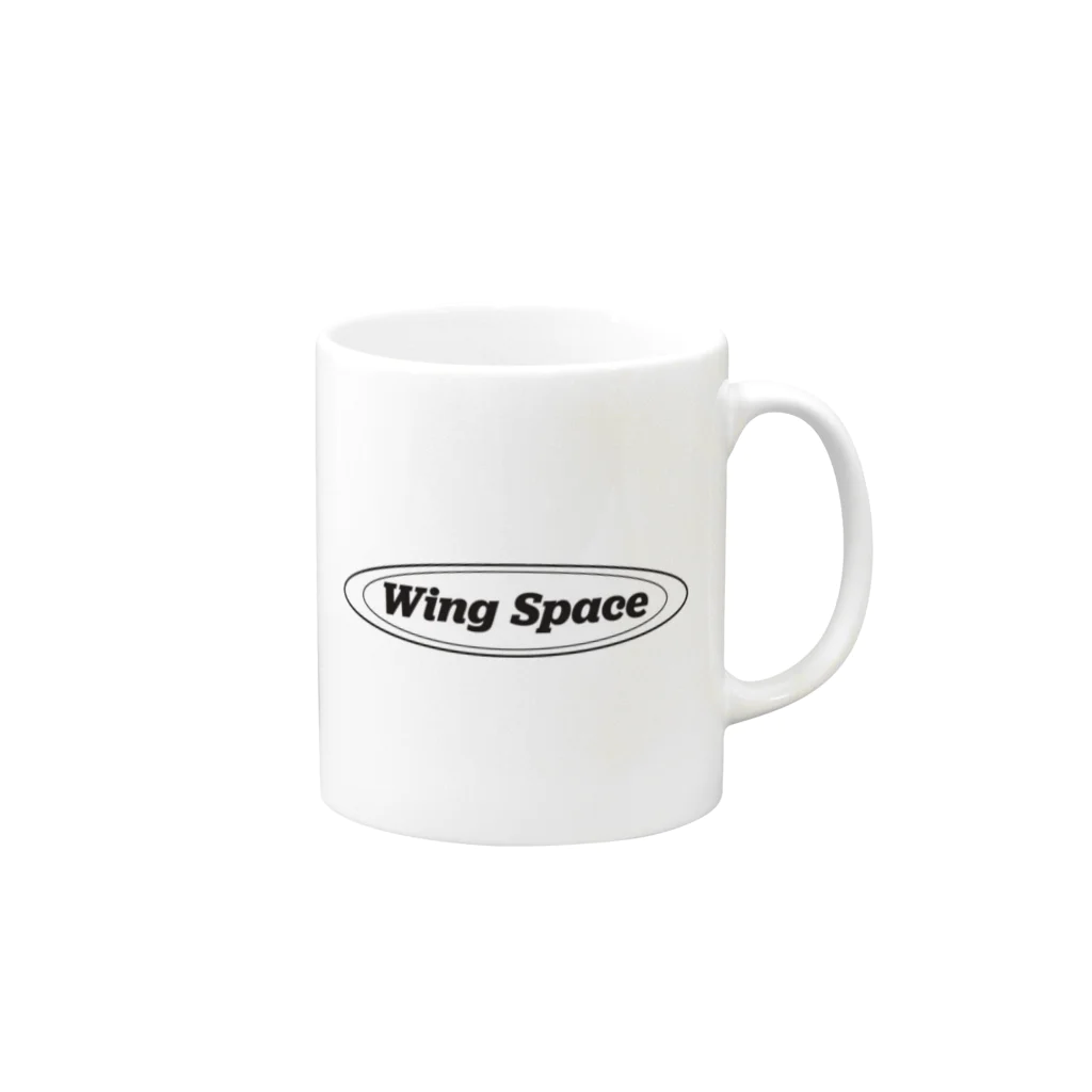 Wing SpaceのWing Space オリジナルアイテム Mug :right side of the handle