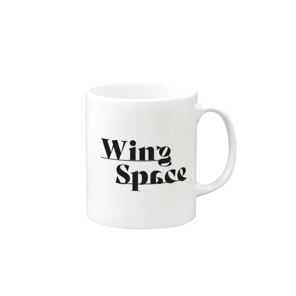 Wing SpaceのWing Space オリジナルアイテム マグカップの取っ手の右面