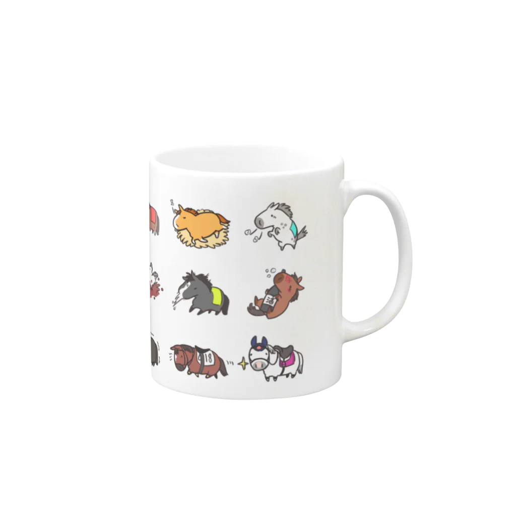 ナトのUMAつめつめ Mug :right side of the handle