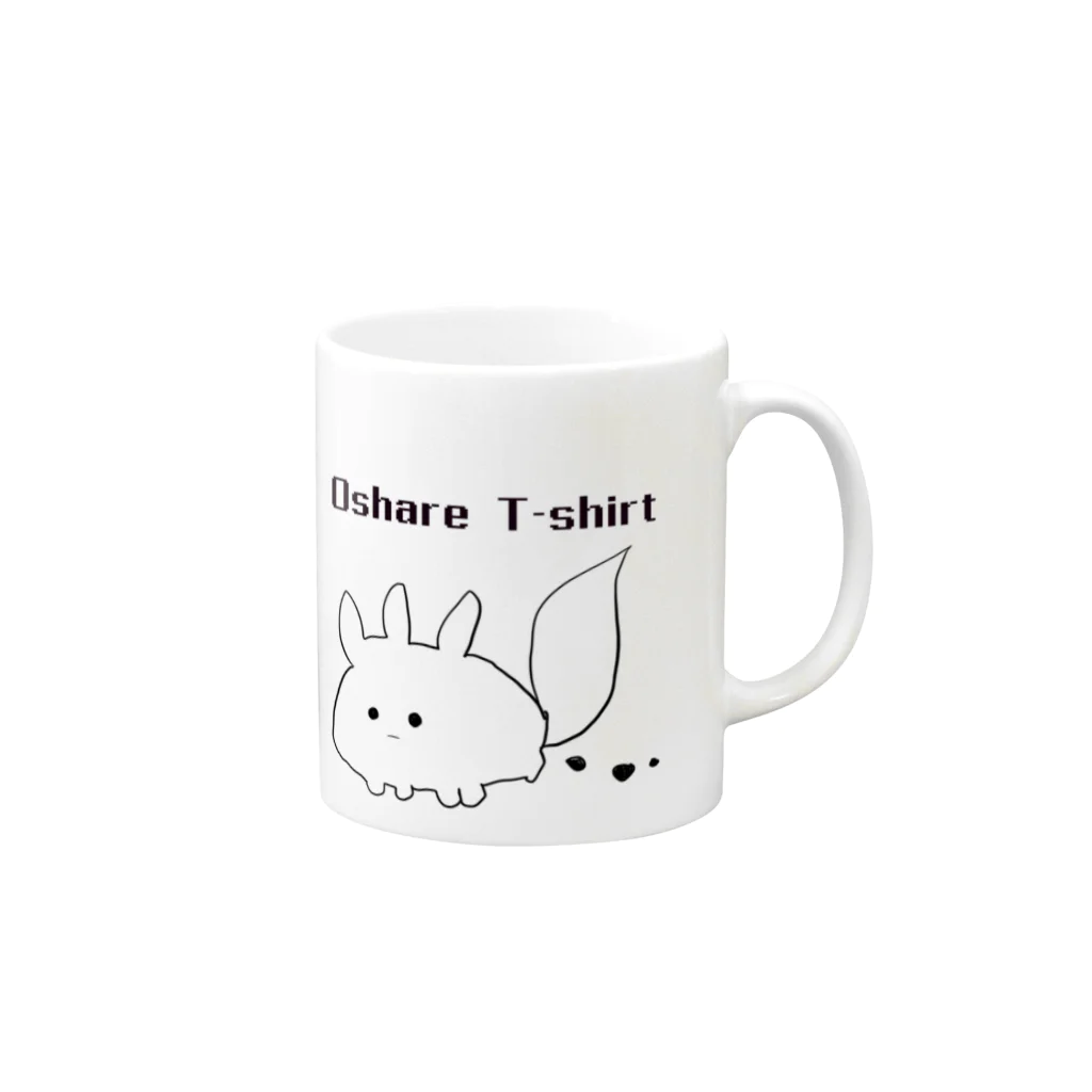 揚げ物フェスティバルのおしゃれTシャツ Mug :right side of the handle