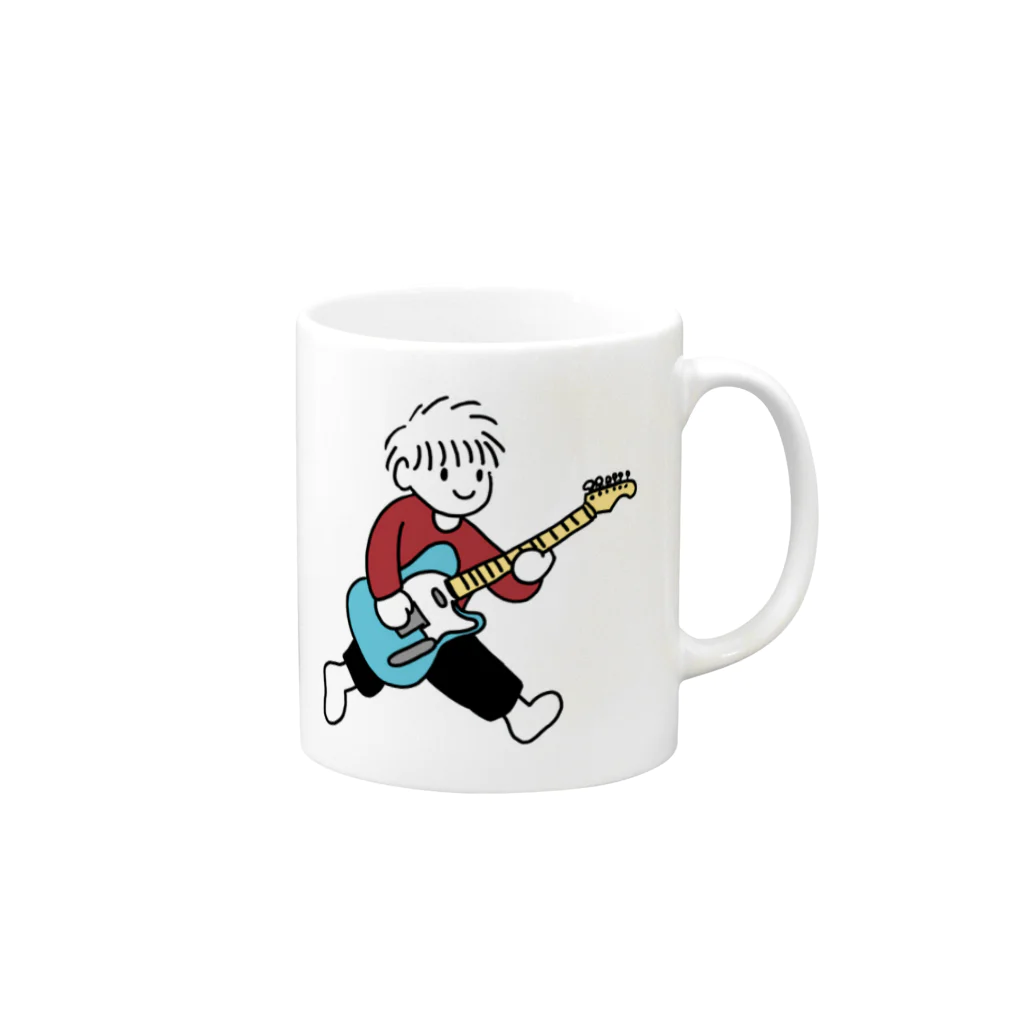 踊るこどもたちの夢はロックスター Mug :right side of the handle