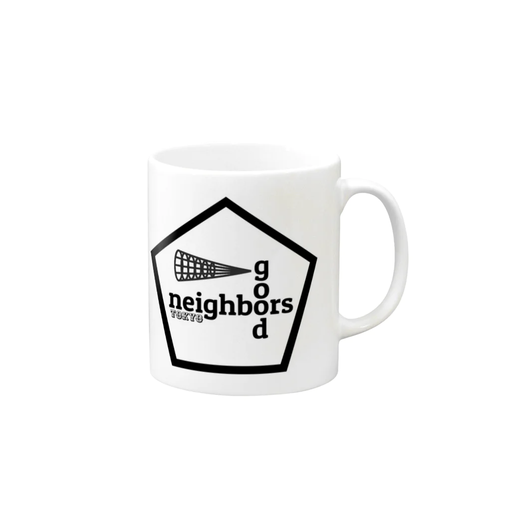 Good neighbors TokyoのgoodneighborsTokyo   Mug :right side of the handle