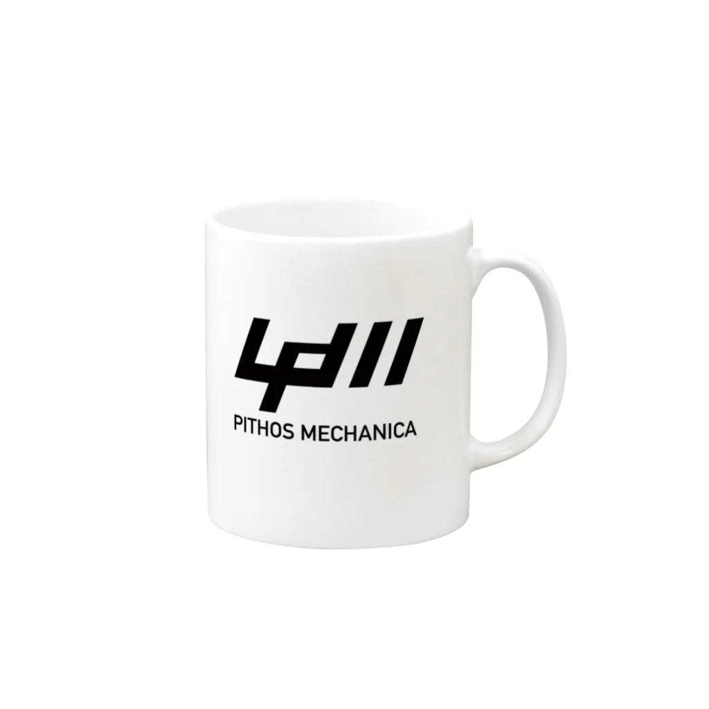 HERMAON LAZWARDのPITHOS MECHANICA / mug マグカップの取っ手の右面