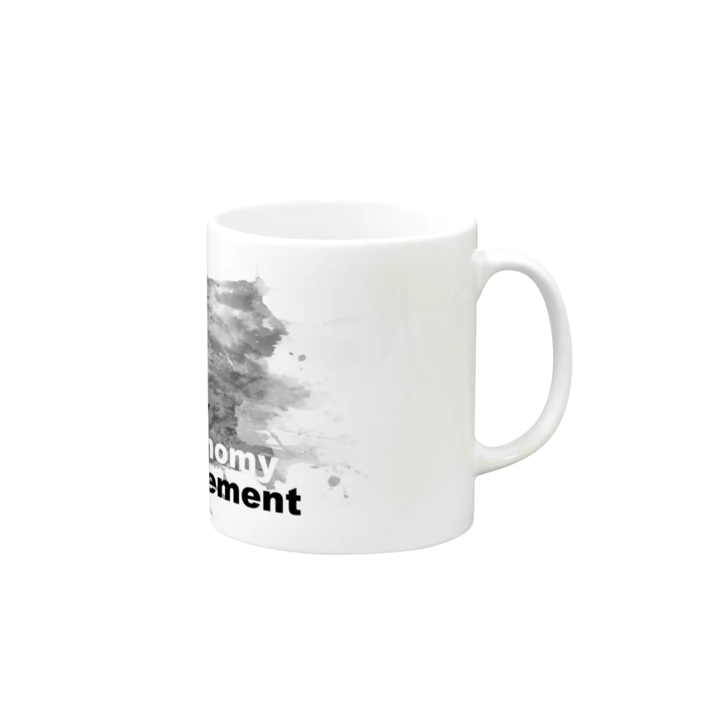 BTC_design7のNEMデザイン マグカップ Mug :right side of the handle