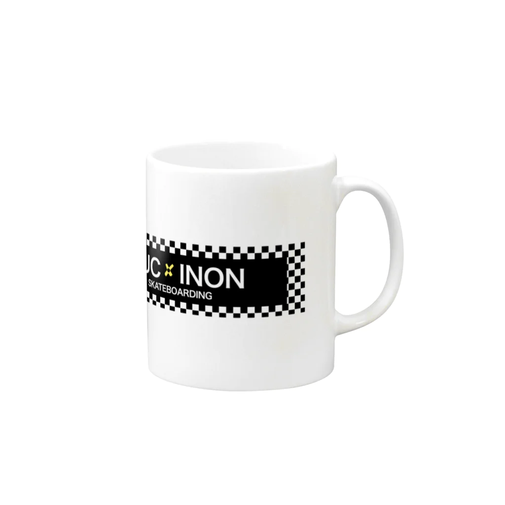 FUCKINONのじっぱー２ Mug :right side of the handle