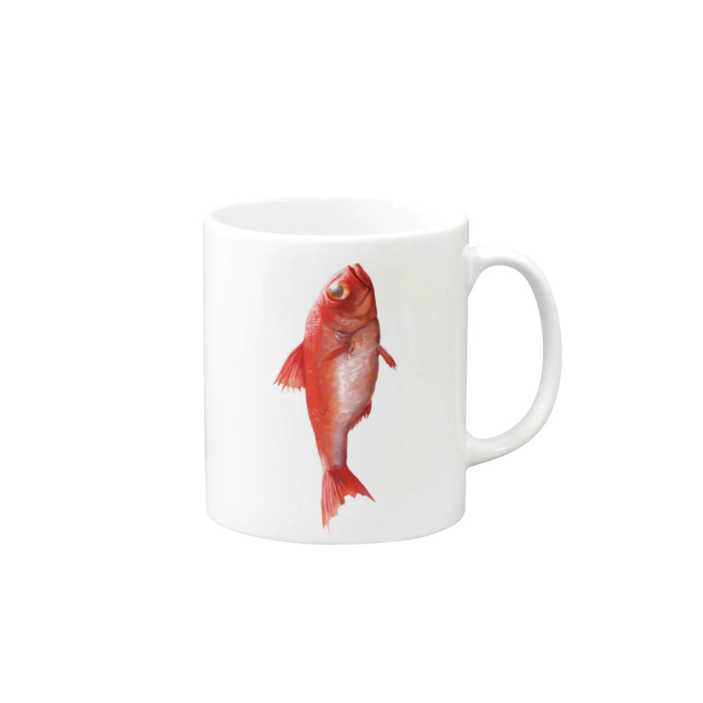 L&Mのキンメダイ Mug :right side of the handle