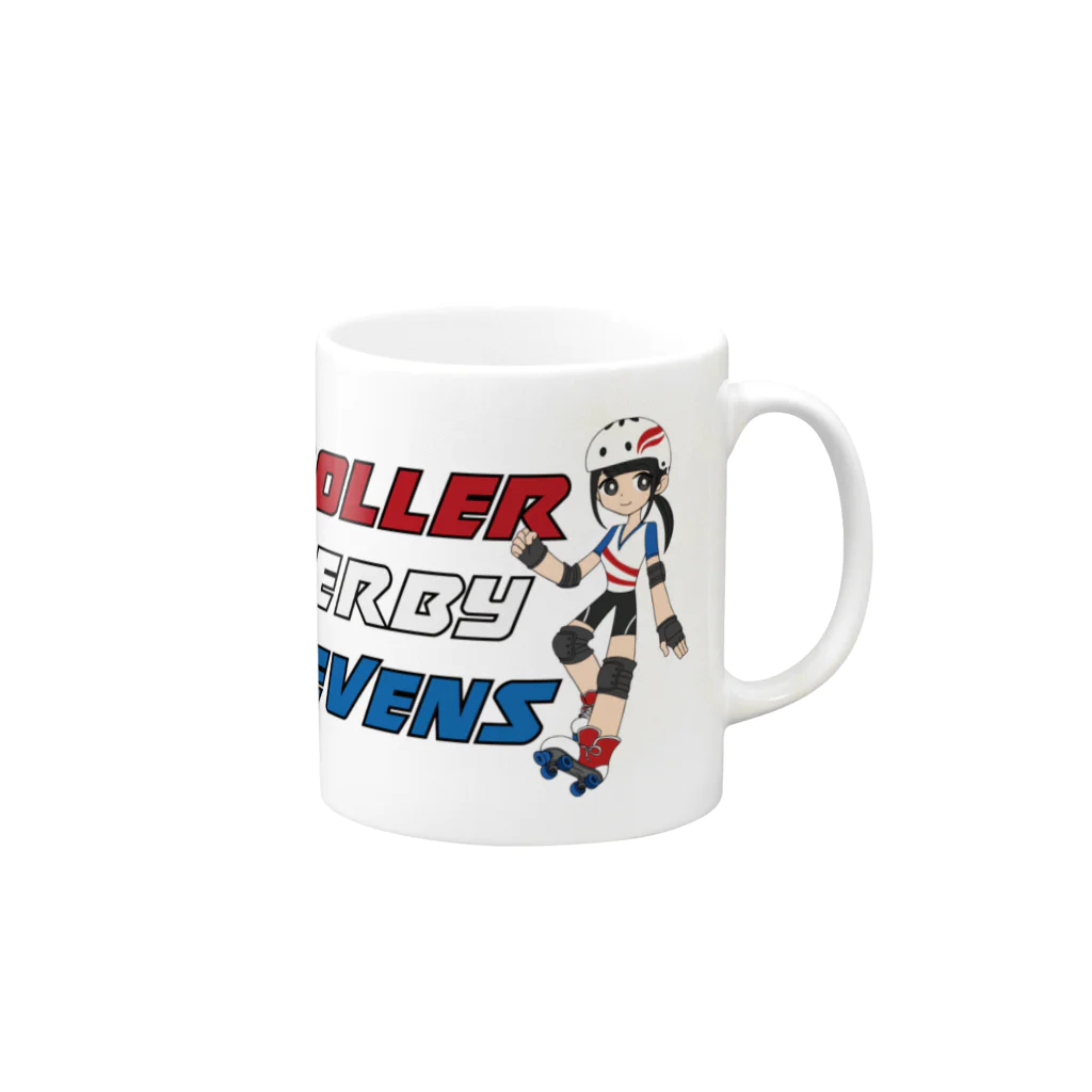 Roller Derby SevensのRoller Derby Sevens Mug :right side of the handle