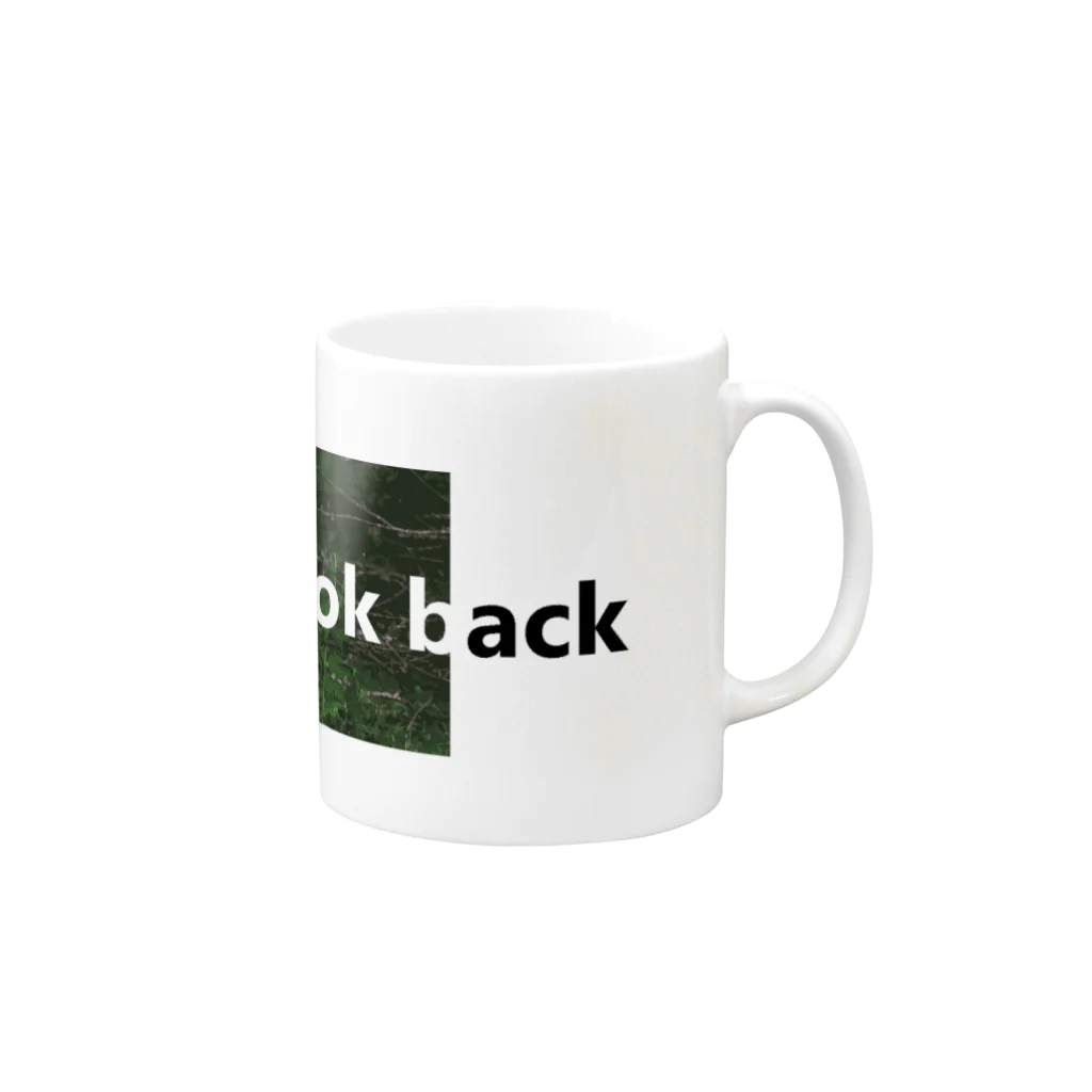 ヴルペス工房のMACAQUE -Look back-  Mug :right side of the handle