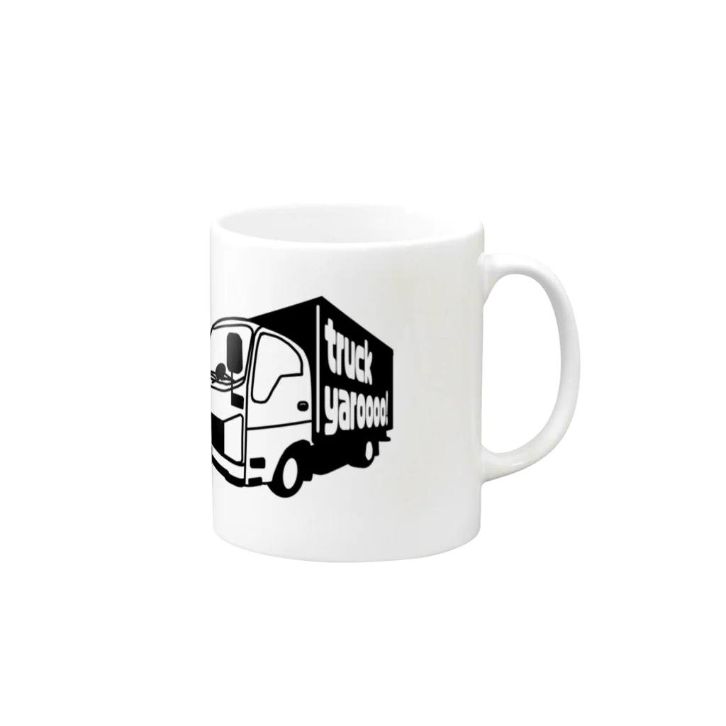 DOROCEのtruck yaroooo! Mug :right side of the handle