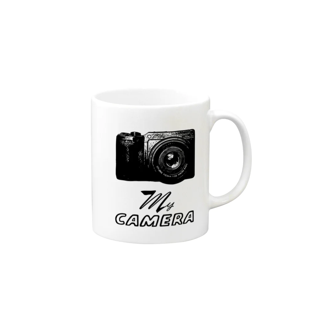 boldandnewのカメラ（My canera）_No.004_BK Mug :right side of the handle