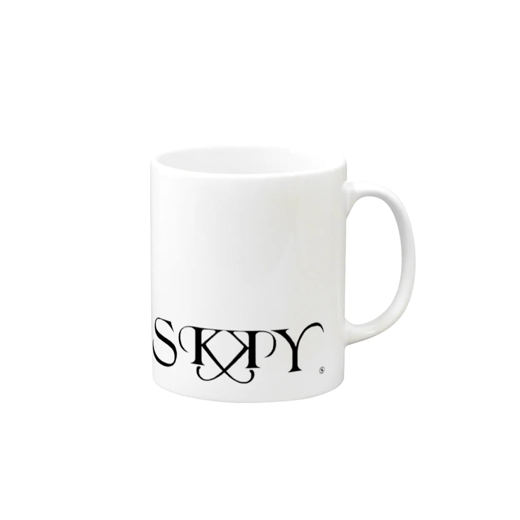 スケキヨ@グッズ販売🛍のSKKY. Mug :right side of the handle