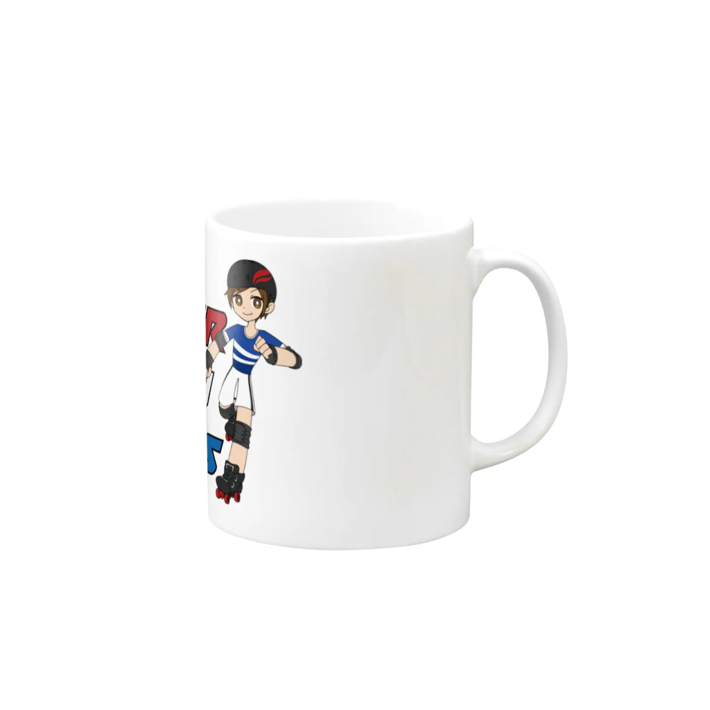 Roller Derby SevensのRoller Derby Sevens (Nanasuke) Mug :right side of the handle