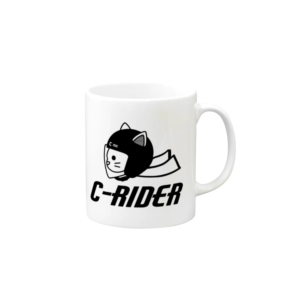 ぺんぎん24のC-RIDER Mug :right side of the handle