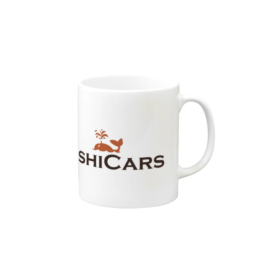 asajun0316のoshicars（横デザイン） Mug :right side of the handle