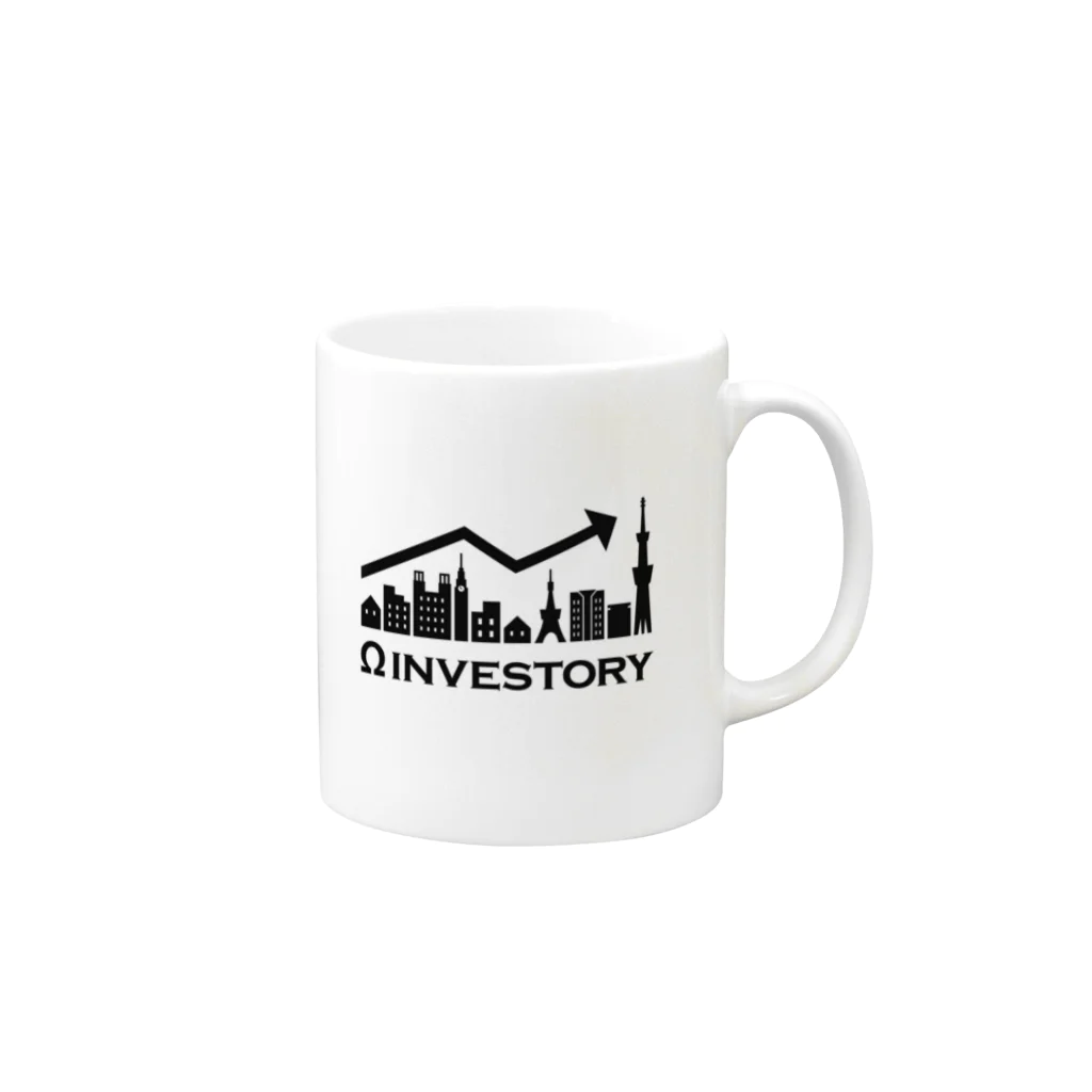 Dexia001の株Tシャツ オメガインダストリー(new!) Mug :right side of the handle