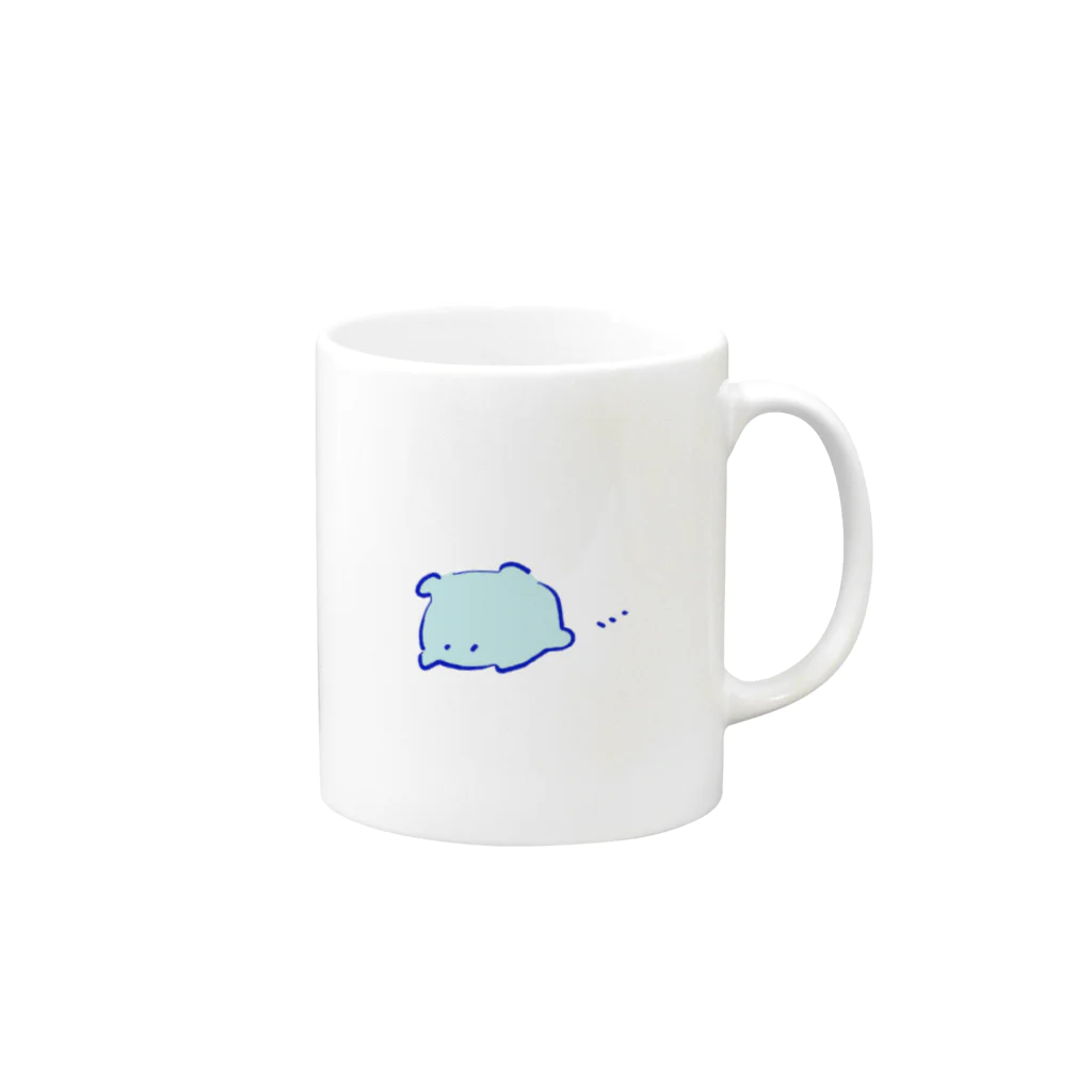 じこまんぞくのソロいぬ Mug :right side of the handle