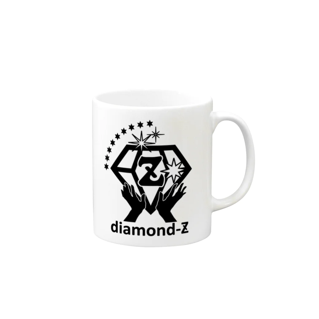 diamondZのlogo マグカップの取っ手の右面