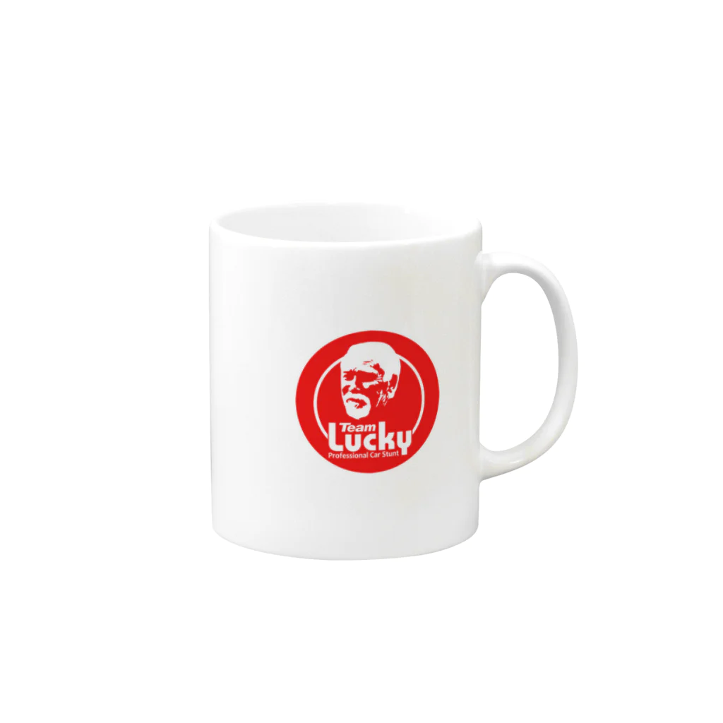 TeamLUCKY　オフィシャル・ショップのTeamLUCKY マグカップの取っ手の右面