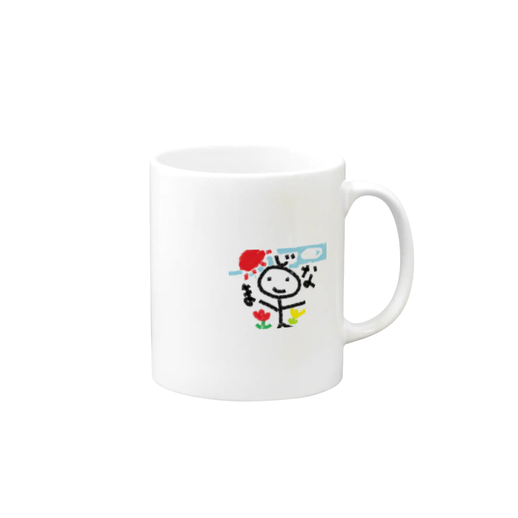 まじなっちのまじなくん Mug :right side of the handle