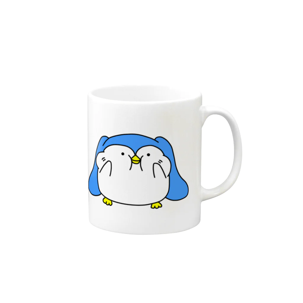 ぺんぺんぺんきちのぷにぷにQペンギン Mug :right side of the handle