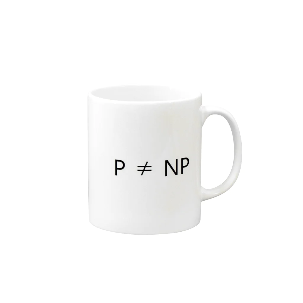 ko-su-のP ≠ NP予想 Mug :right side of the handle