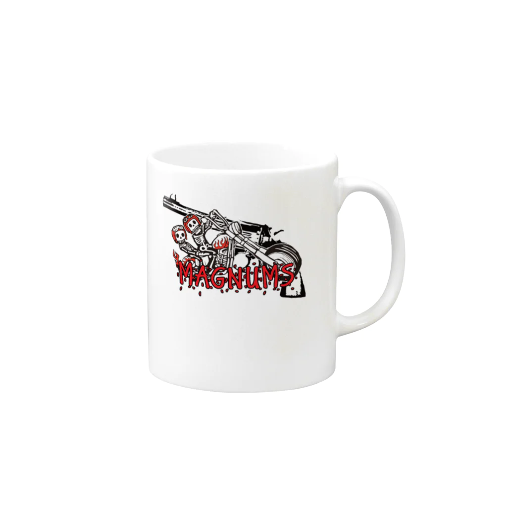 L.H.S.H のMAGNUMSオリジナル Mug :right side of the handle