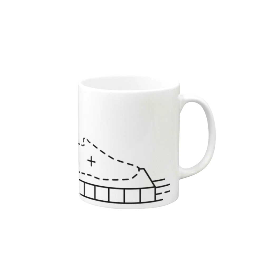 オリジナルの靴 Mug :right side of the handle