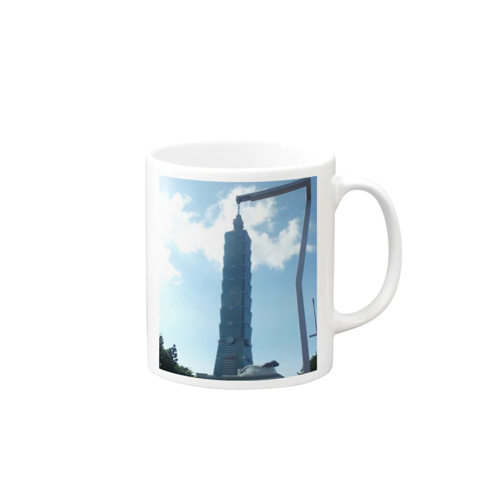 gyokuzanの台北101 Mug :right side of the handle