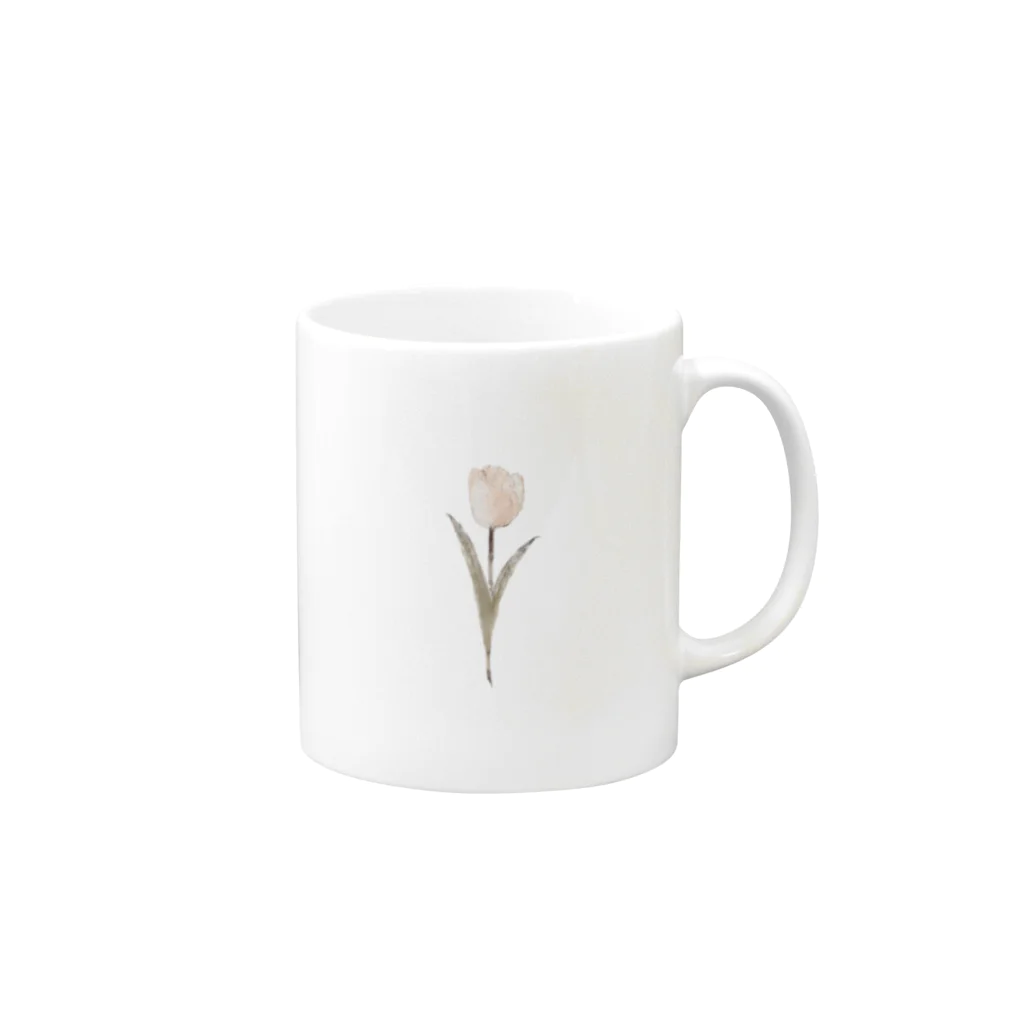 rilybiiの*airy sugar antique flower Mug :right side of the handle