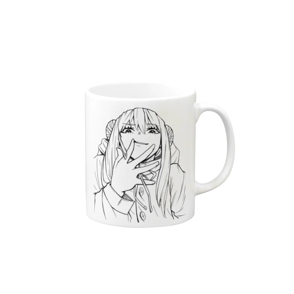 タダノのあみちゃん01 Mug :right side of the handle