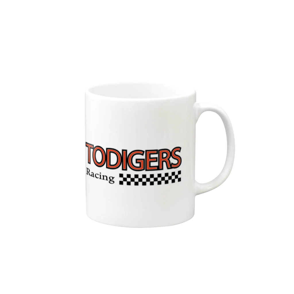 グデリ帝国SHOPのTODIGERS Racing マグカップの取っ手の右面