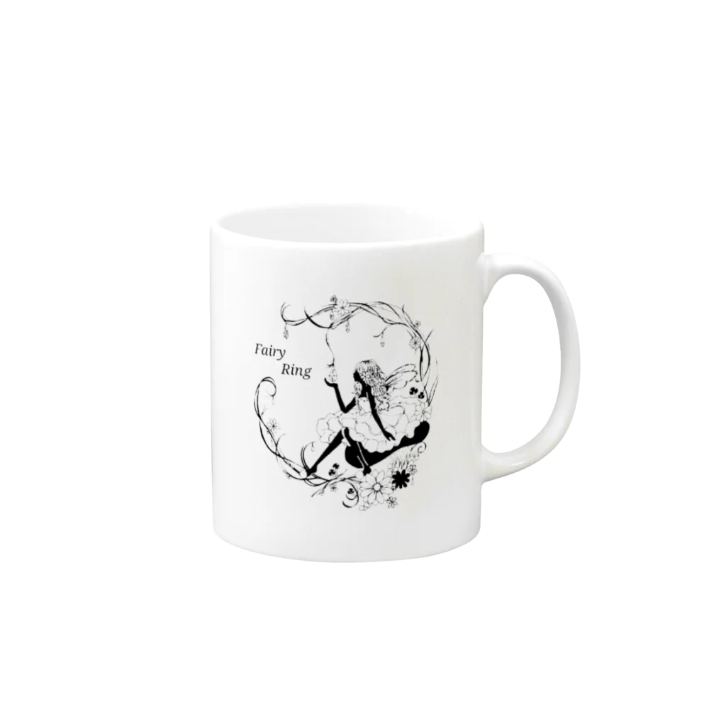 フェアリーリングのフェアリーリングオリジナルグッズ Mug :right side of the handle