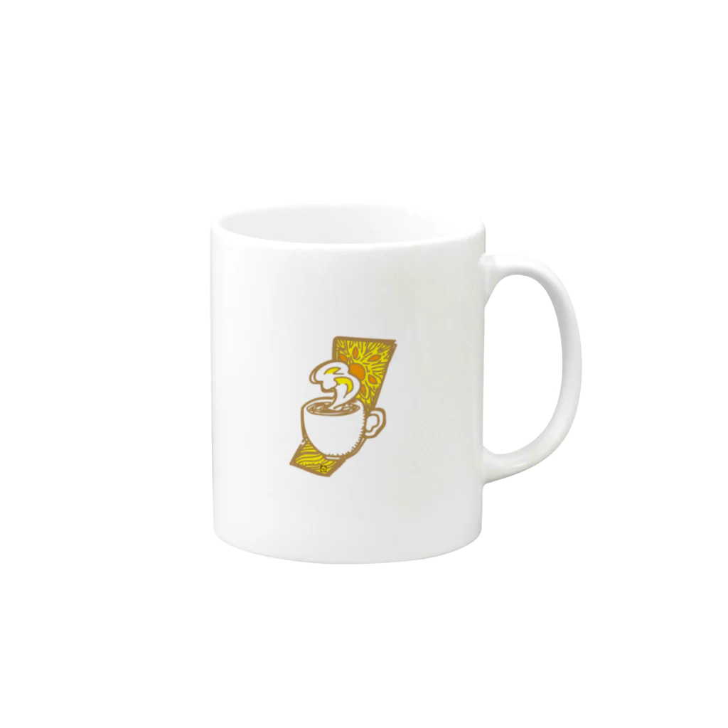 CHAMELEON LIQUIDの02休憩 Mug :right side of the handle