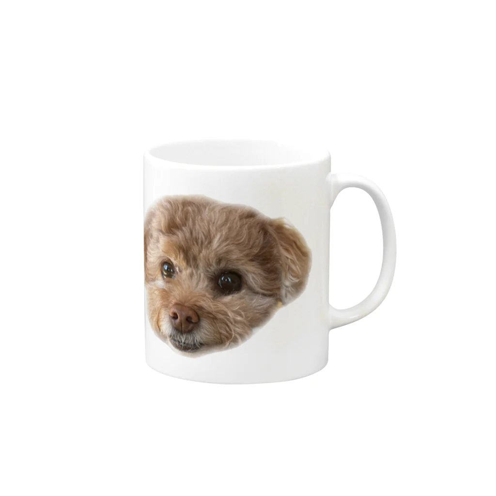 inudesugaのくーちゃん Mug :right side of the handle