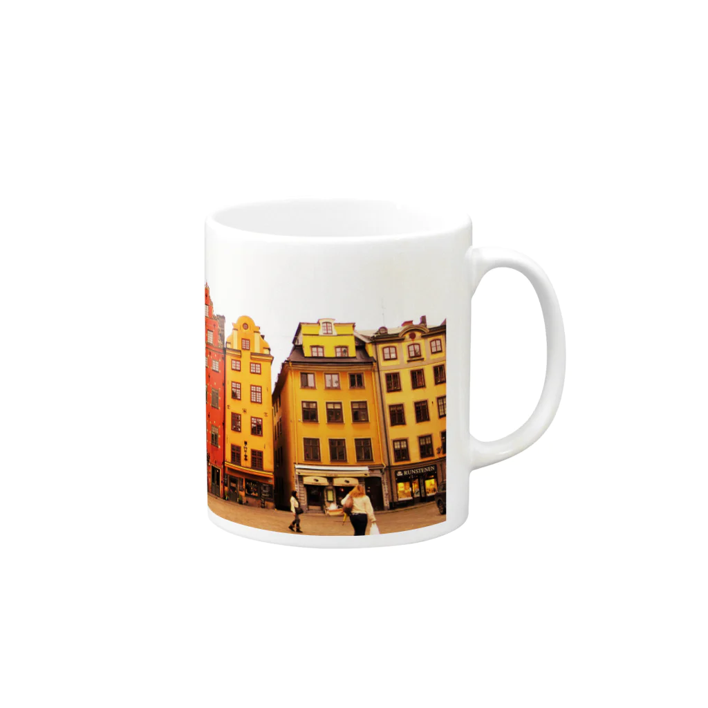 バッハマンのストックホルム散歩 Mug :right side of the handle