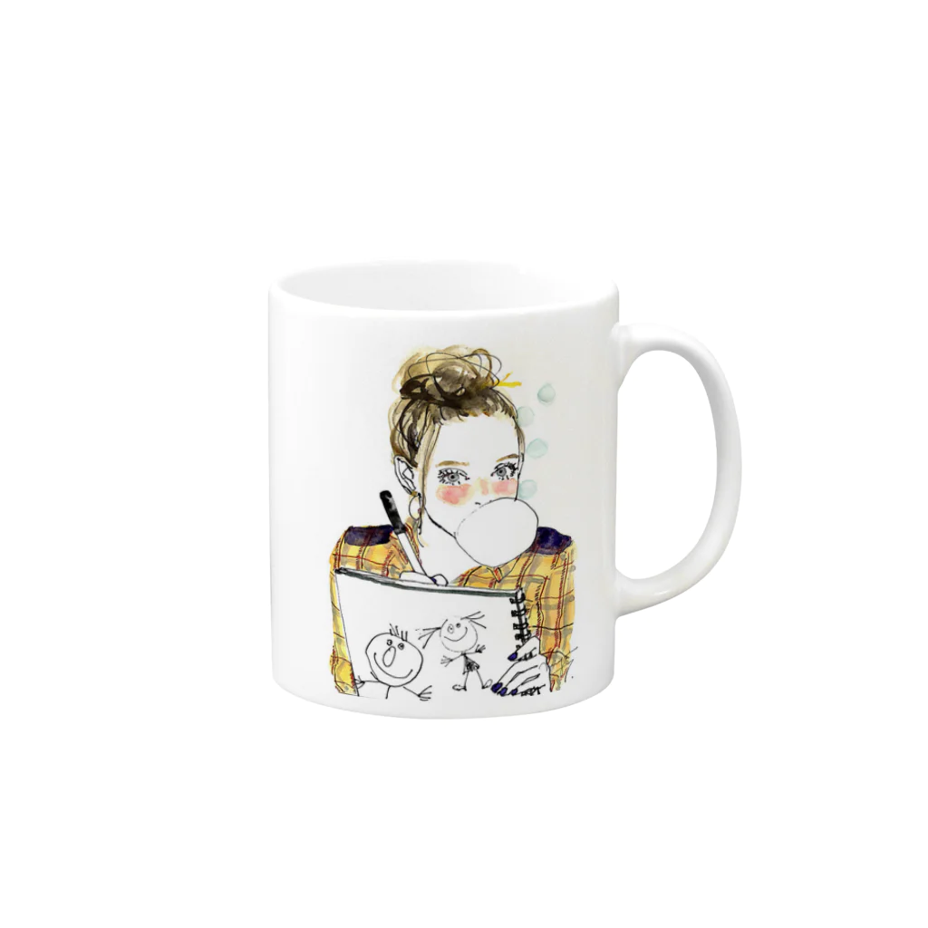 ONCEのイケてる女3 Mug :right side of the handle