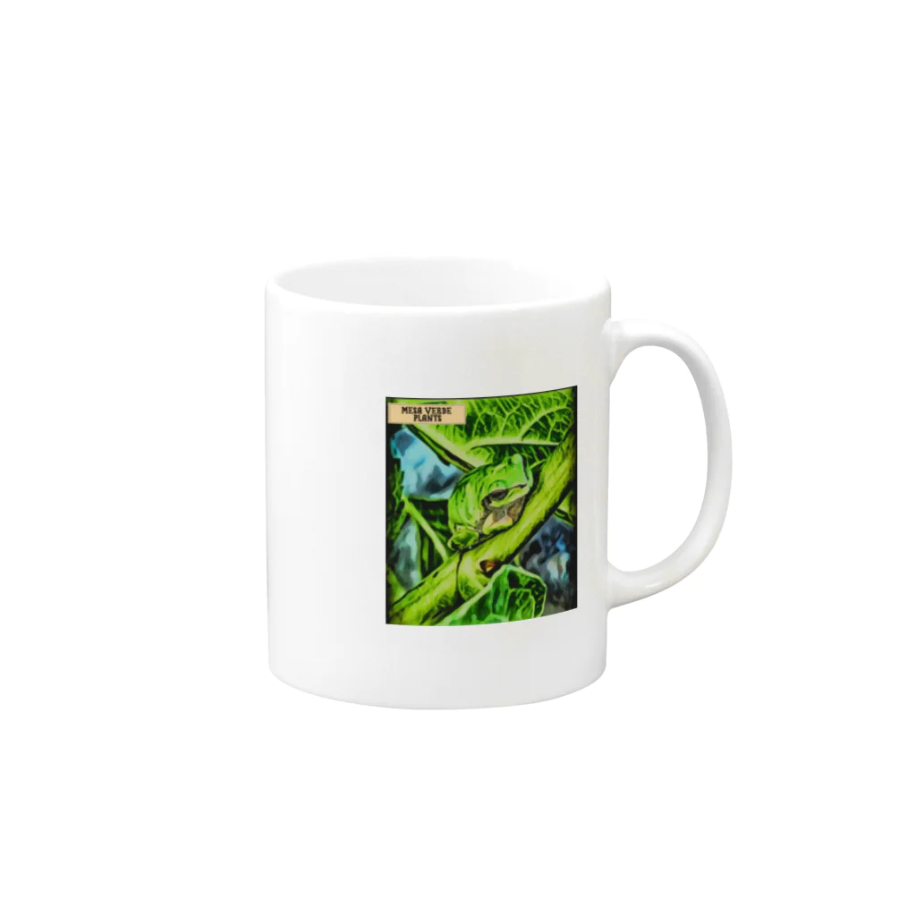 Hari no Yama / 針の山のMESA VERDE PLANTS Mug :right side of the handle