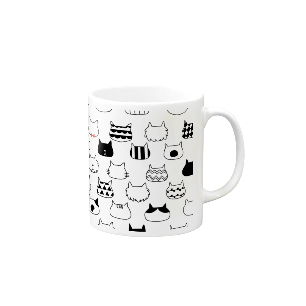 rumi1207 しょっぷ！のNEKO Mug :right side of the handle