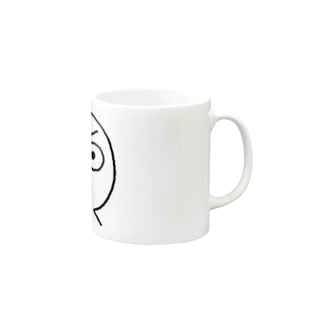 yukimaruの真っ白いヤツ！ Mug :right side of the handle