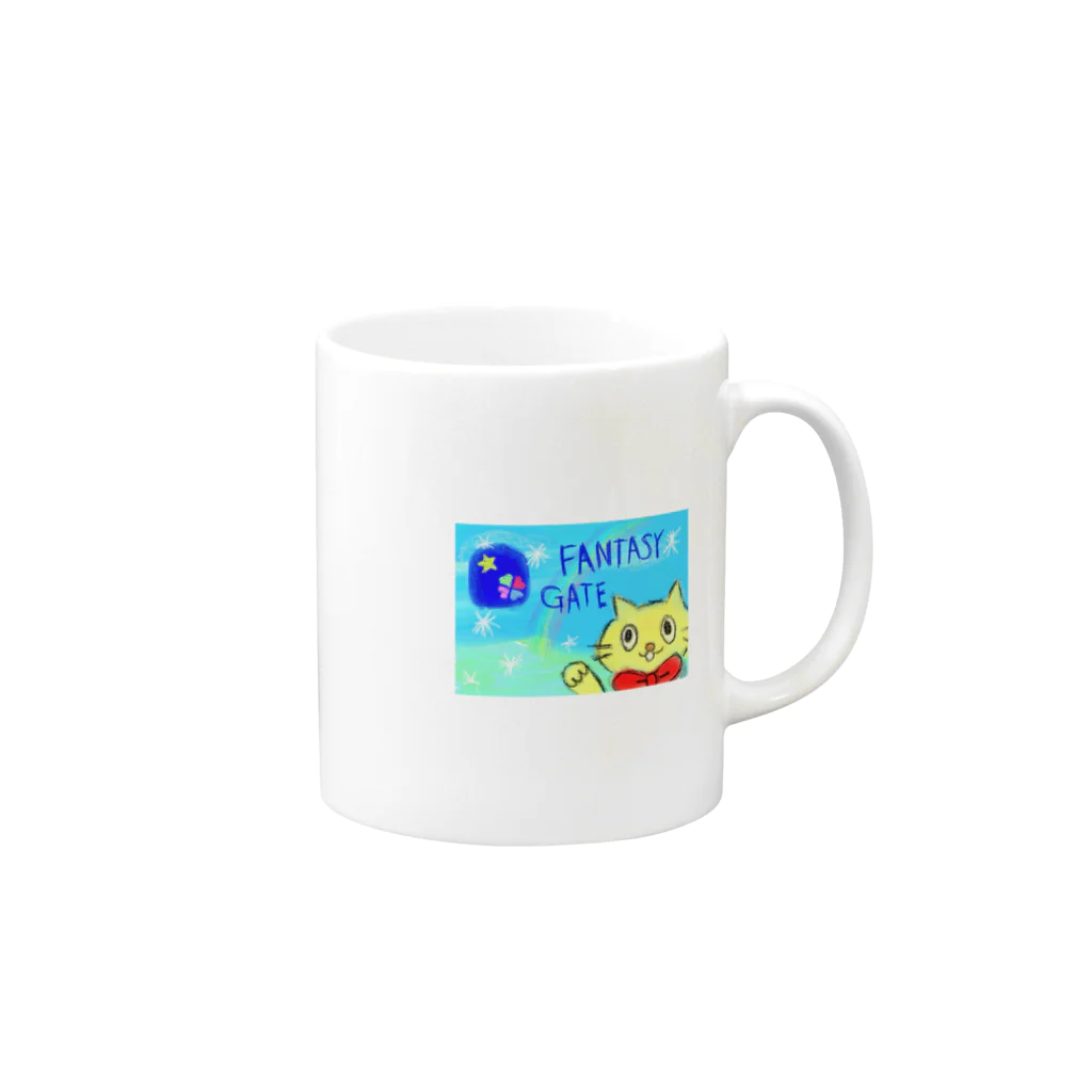 Fantasy Gateのジーニョ イラスト Mug :right side of the handle