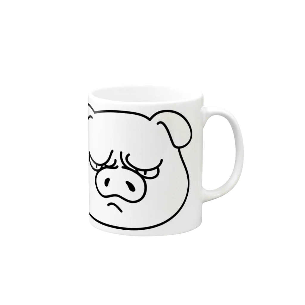 ぷんすこ(♂)のそれ…遠まわしにボクの事だよね？ Mug :right side of the handle